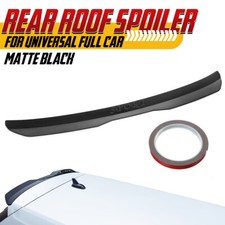 39" Universal Matte Black Roof Spoiler Wing Decorate Strip Hatchback SUV Trim