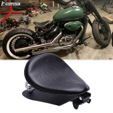 PU Solo Seat w/ Spring Base For Suzuki Intruder VL 1500 800 700 Bobber Custom