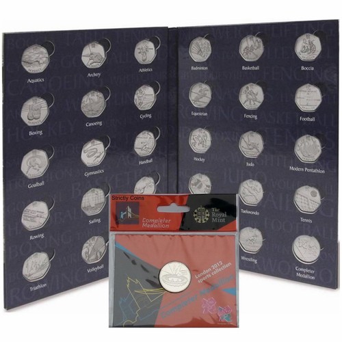 2012 olympic 50p sports - olympic, coin