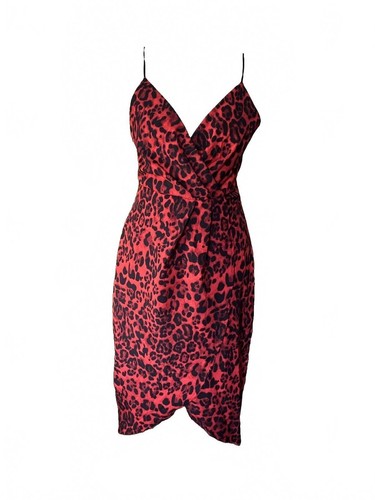 Qed london red leopard - leopard, print