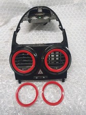 VAUXHALL CORSA D 2014 CENTER HEATER VENT SURROUND (RED RINGS)