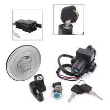 Fit Honda CBR250 Hornet 250 98-02 Fuel Gas Tank Cap Ignition Switch Lock Key Set