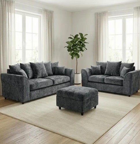 Grey chicago seater sofa - grey,