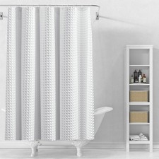 Waffle Shower Curtain With