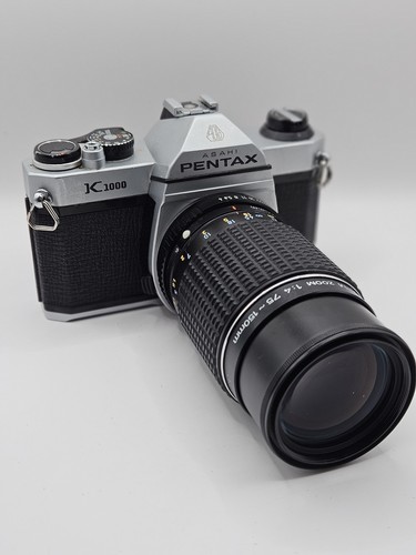 Asahi pentax k1000 slr with - asahi,