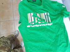 MENS DRUNKNMUNKY  GREEN T -
