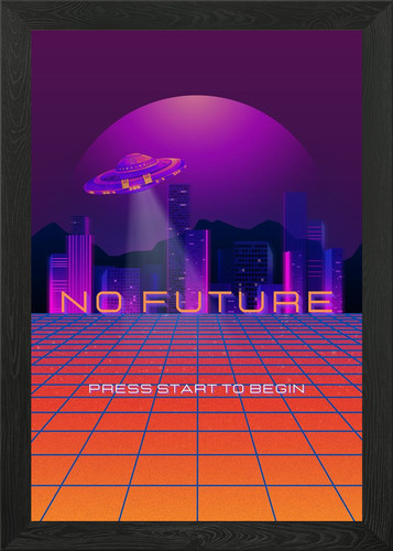 Future retro cityscape - no,