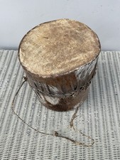 Vintage African Double Headed Skin Drum