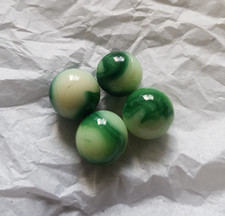 4 Small opaque Uranium glass