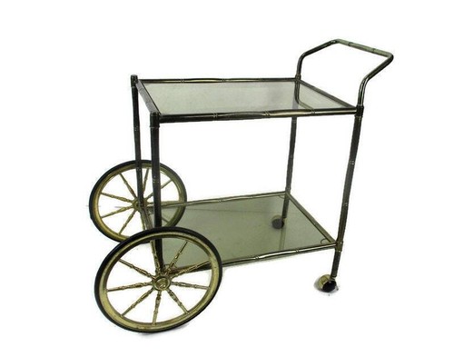 Bar cocktail tea cart - cocktail, trolley