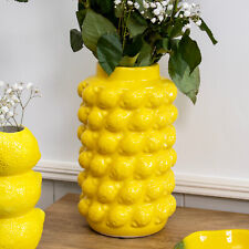 Multi Lemon Vase Yellow
