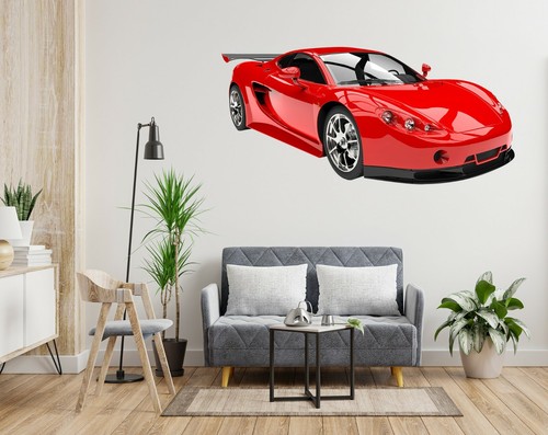 Large red sports - 3d,