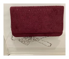 Bonmarché Burgundy Suede