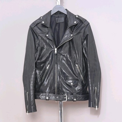 All saints leather jacket mens - saints,