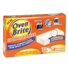 Oven Brite Hand Grip Scourers 4 Pack Lightweight Scrubbing for Multiple Surfaces