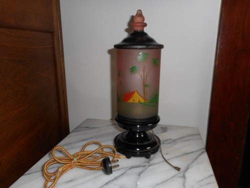 Tiffin glass table lamp - tiffin, lamp/