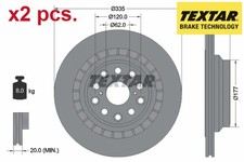 X2 PCS REAR BRAKE DISC SET