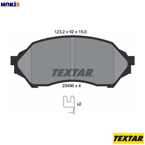 Brake pad set - set,