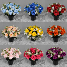 Grave Pot Artificial 16 Head