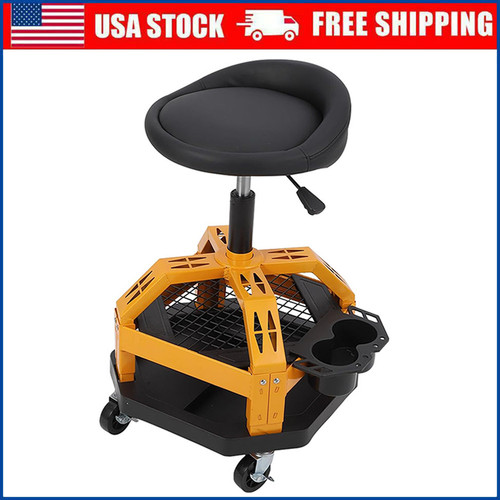 Rolling garage stool - garage, 330lbs