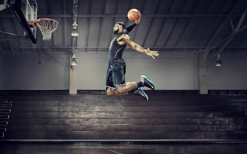 Lebron james dunk basketball - dunk,