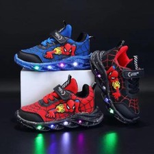 Boys LED Spiderman Shoes Kids