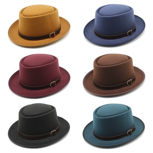 Pork pie hat flat - hat, top