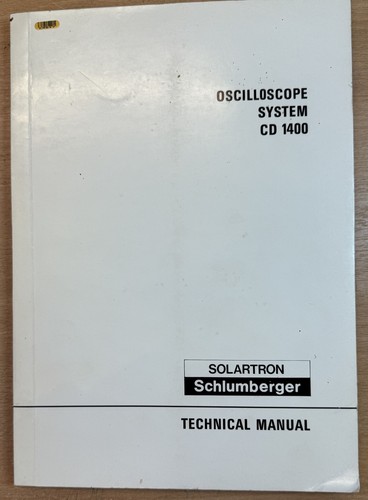Solartron oscilloscope system - oscilloscope,