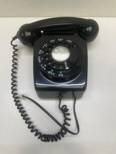 Vintage black rotary dial - black,