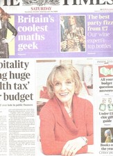 The Times Newspaper November 28 2025 -  Rachel Reeves, Esther Rantzen