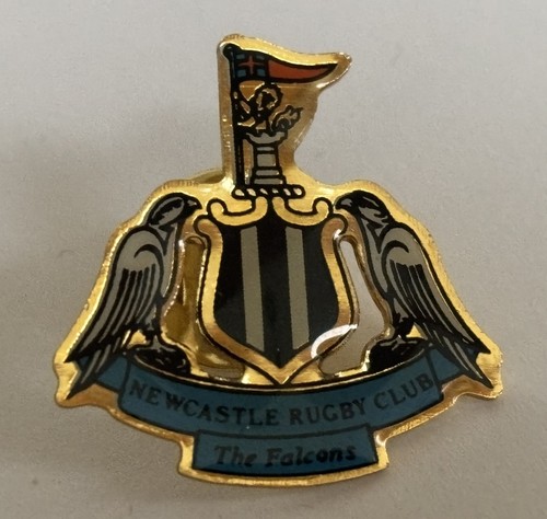Newcastle falcons rugby lapel - falcons,