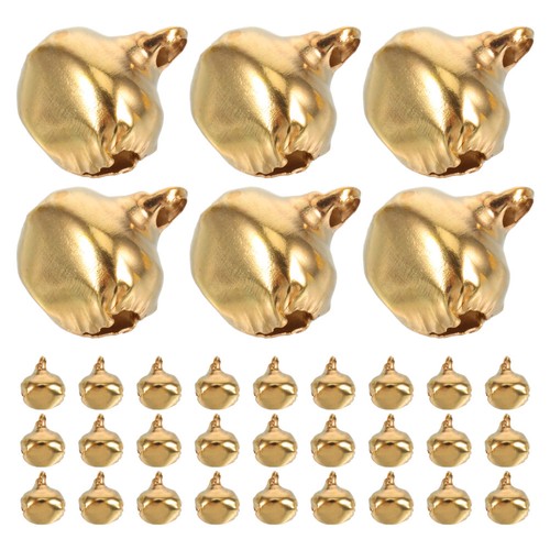200pcs golden iron bells - iron,