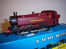 Graham Farish 0-6-0T  in London Transport maroon livery. OO scale. Neverwazza.