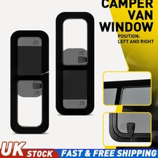 Pair Camper Window Van Horizontal Slide Windows Waterproof For Caravans L+R