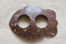 NEW COCONUT SHELL SARONG BUCKLE FASTENER CLIP TIE CLASP TOGGLE PAREO FISH /sbf2