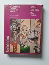 Ford cortina workshop manual 1300, 1500, 1600, 1600e, GT Lotus. 1967- 68