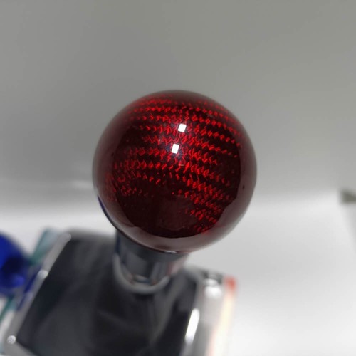 Red carbon fiber reverse - red,