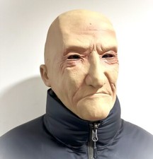 Old Man Full Overhead Latex Mask Fancy Dress Funny Prank Halloween Accessories