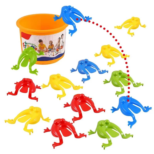 Jumping frog toys party - jumping,