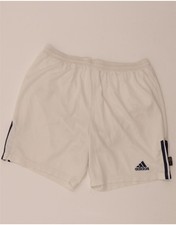ADIDAS Mens Climalite Sport Shorts XL White Polyester AP05