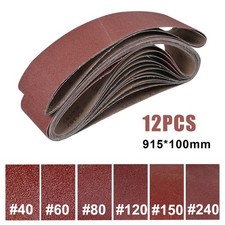 915x100mm Sanding Belts 40/60/80/120/150/240 Mixed Grit 4''x36'' Belt Sanders UK