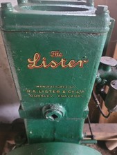 Lister D Stationery Engine & Domestic Water Pump. Vintage Stationary Engine