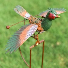 Metal Pheasant Bird Ornament -
