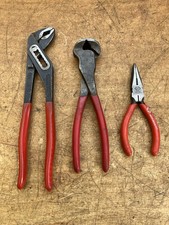 3x CK Tools. 1x Pliers 5 1/2”, 1x Water Pump Pliers, 1x End