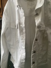 White Denim Stylish Jacket