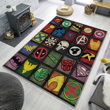 Marvel Superhero Logo Collage