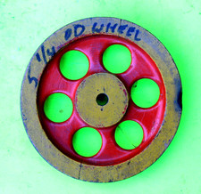 Traditional 5¼″ OD Sand Casting Wheel Mould Large Used A sculptural relic....