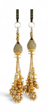 Gold Bridal Kaleere Tassels