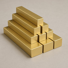 Brass Square Bar 1/4" 5/16"