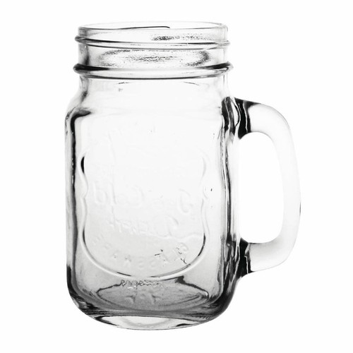 Olympia handled mason jar - handled,